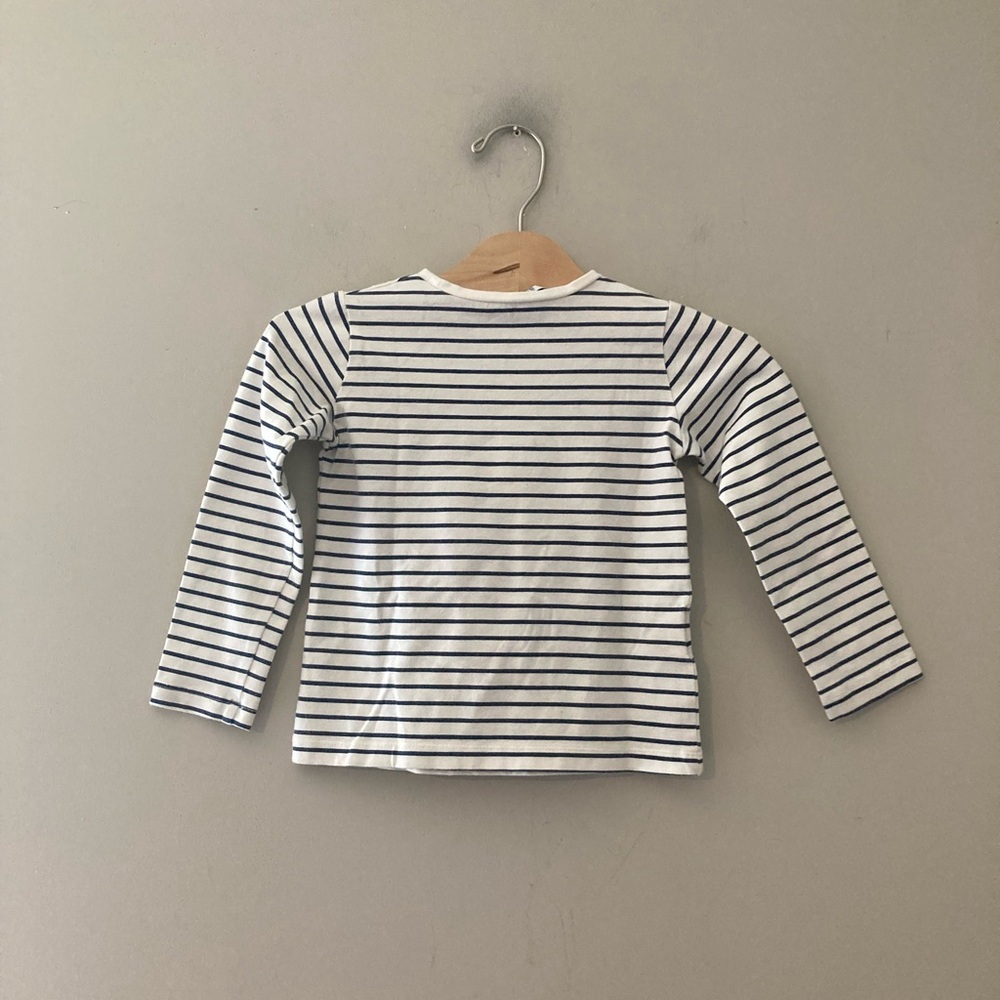 $14 ADD ON mayoral long sleeve stripe graphic tee‎ 3Y Zara Baby Gap Mini Boden - Picture 2 of 3